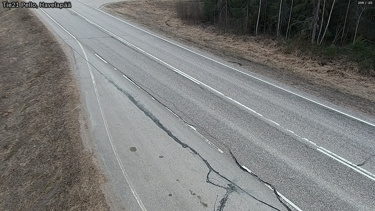 Kelikamerat Kuva Tie 21 Pello, Havelanpää, Pello, Lappi