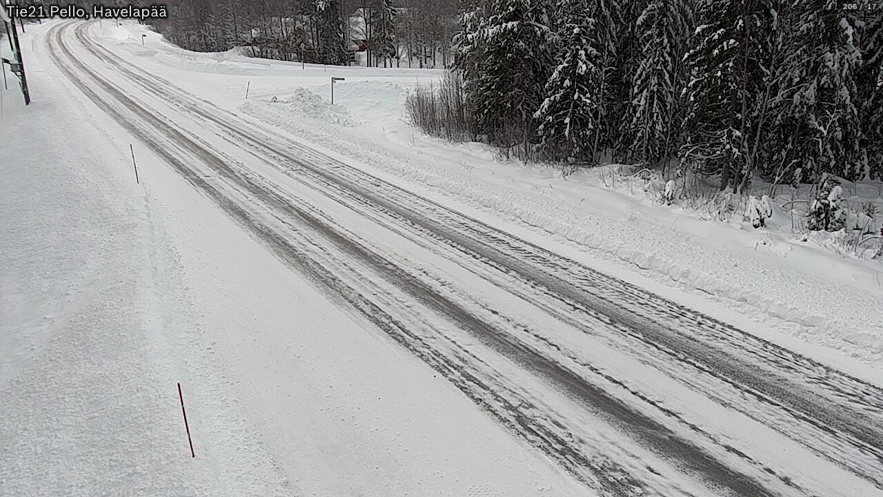 Weather Camera Image Road 21 Pello, Havelanpää, Pello, Lappi