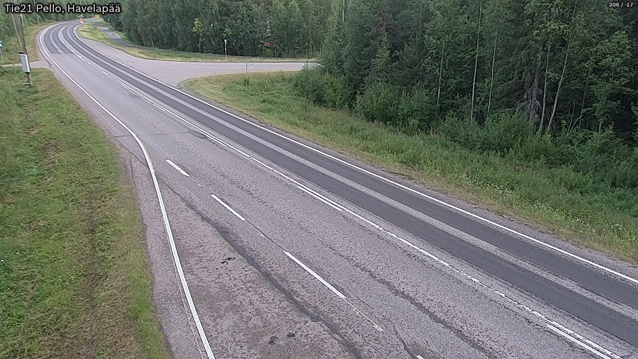 Kelikamerat Kuva Tie 21 Pello, Havelanpää, Pello, Lappi
