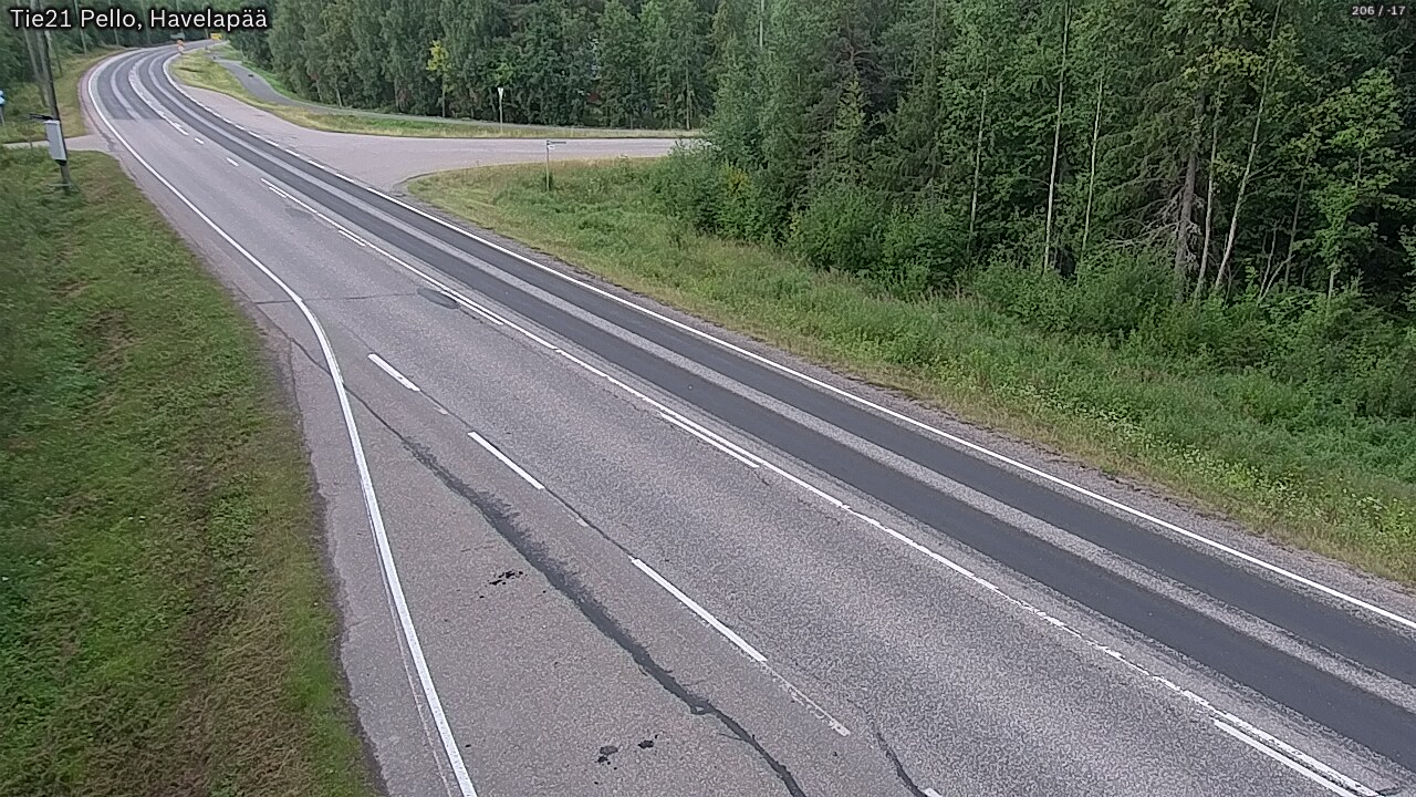 Weather Camera Image Road 21 Pello, Havelanpää, Pello, Lappi