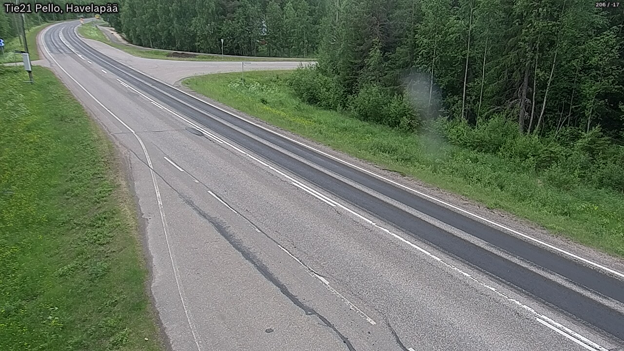 Kelikamerat Kuva Tie 21 Pello, Havelanpää, Pello, Lappi