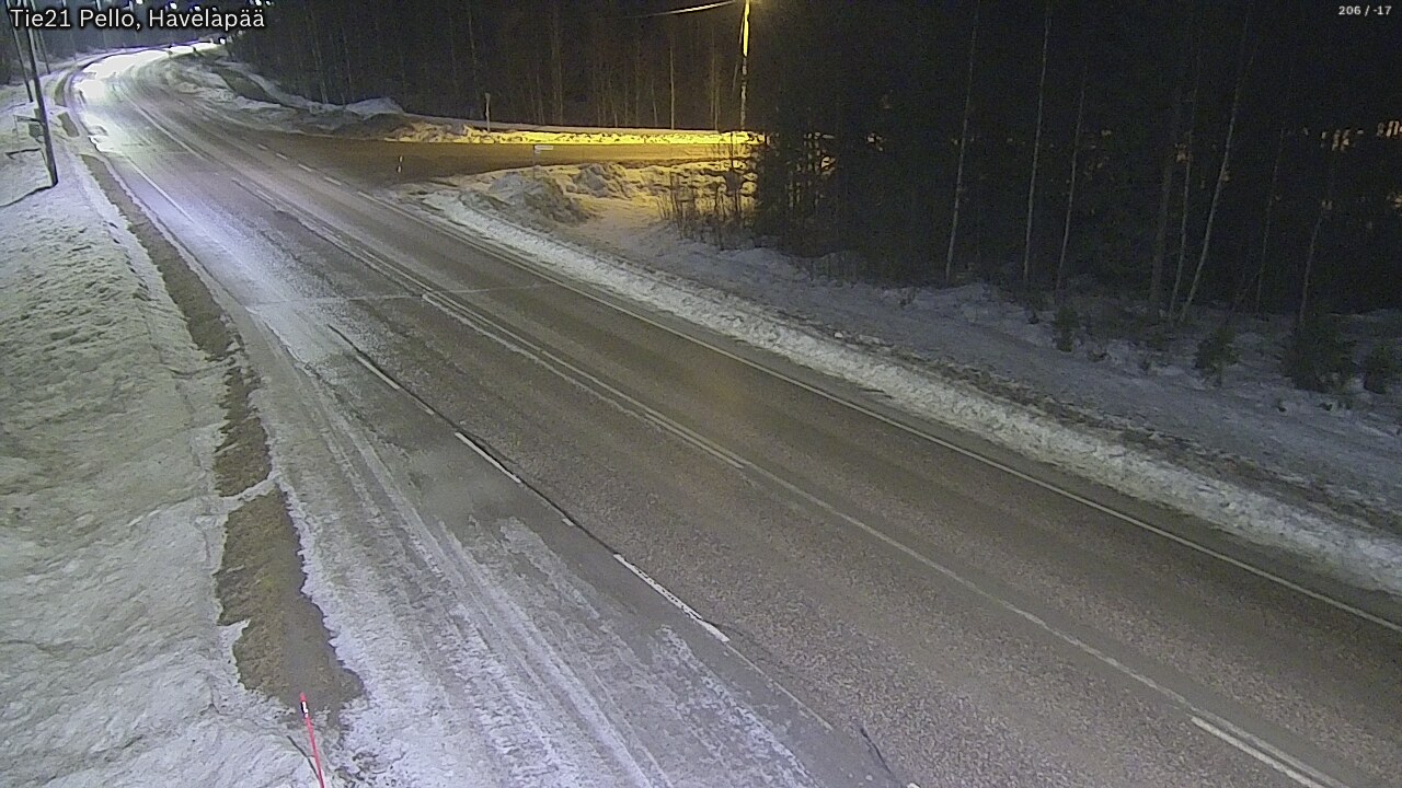 Kelikamerat Kuva Tie 21 Pello, Havelanpää, Pello, Lappi