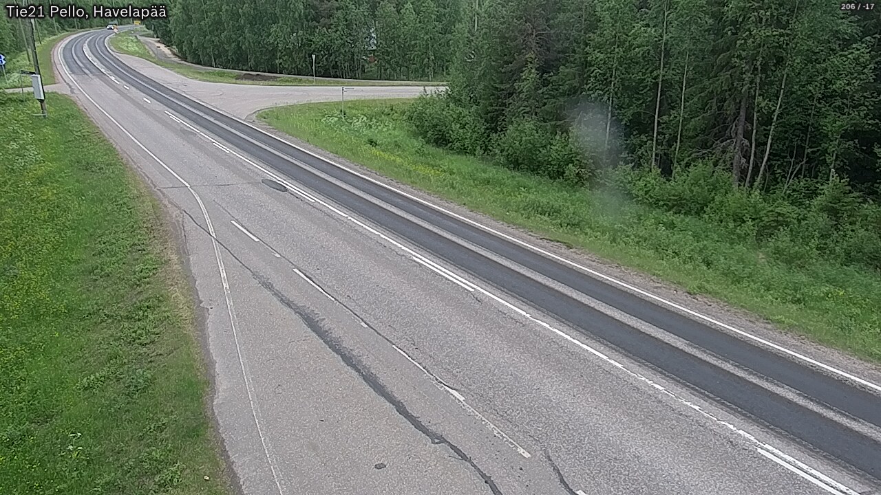 Kelikamerat Kuva Tie 21 Pello, Havelanpää, Pello, Lappi