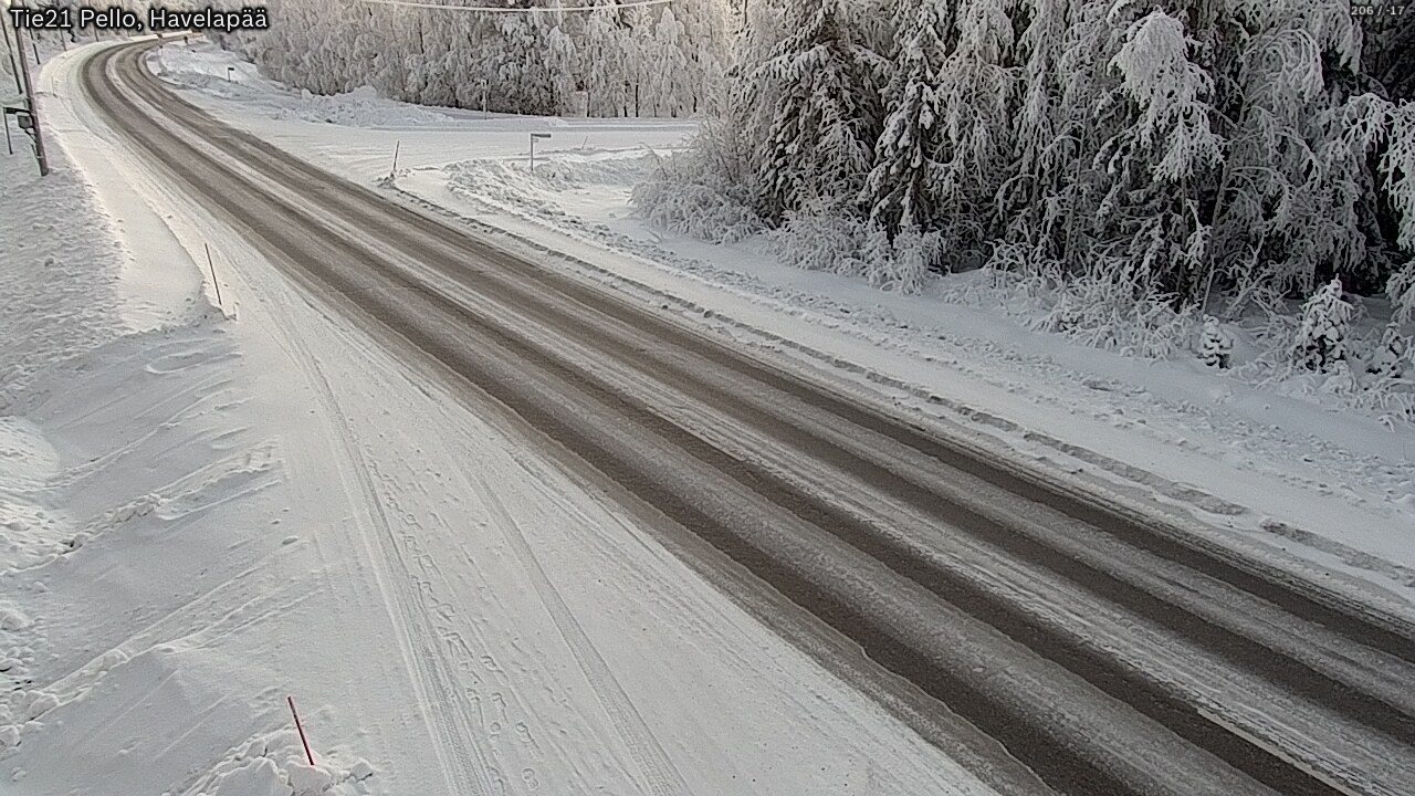 Kelikamerat Kuva Tie 21 Pello, Havelanpää, Pello, Lappi