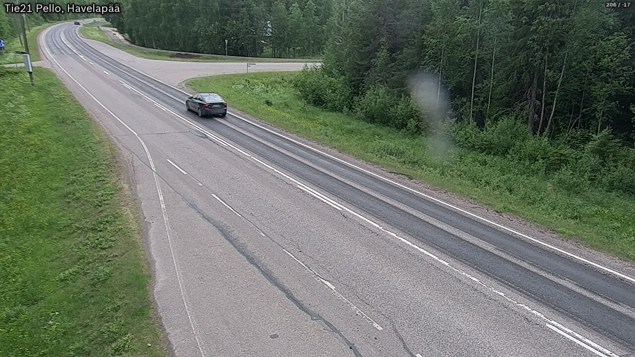Kelikamerat Kuva Tie 21 Pello, Havelanpää, Pello, Lappi