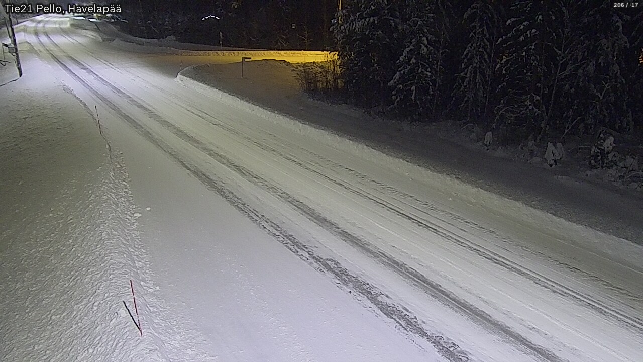 Kelikamerat Kuva Tie 21 Pello, Havelanpää, Pello, Lappi