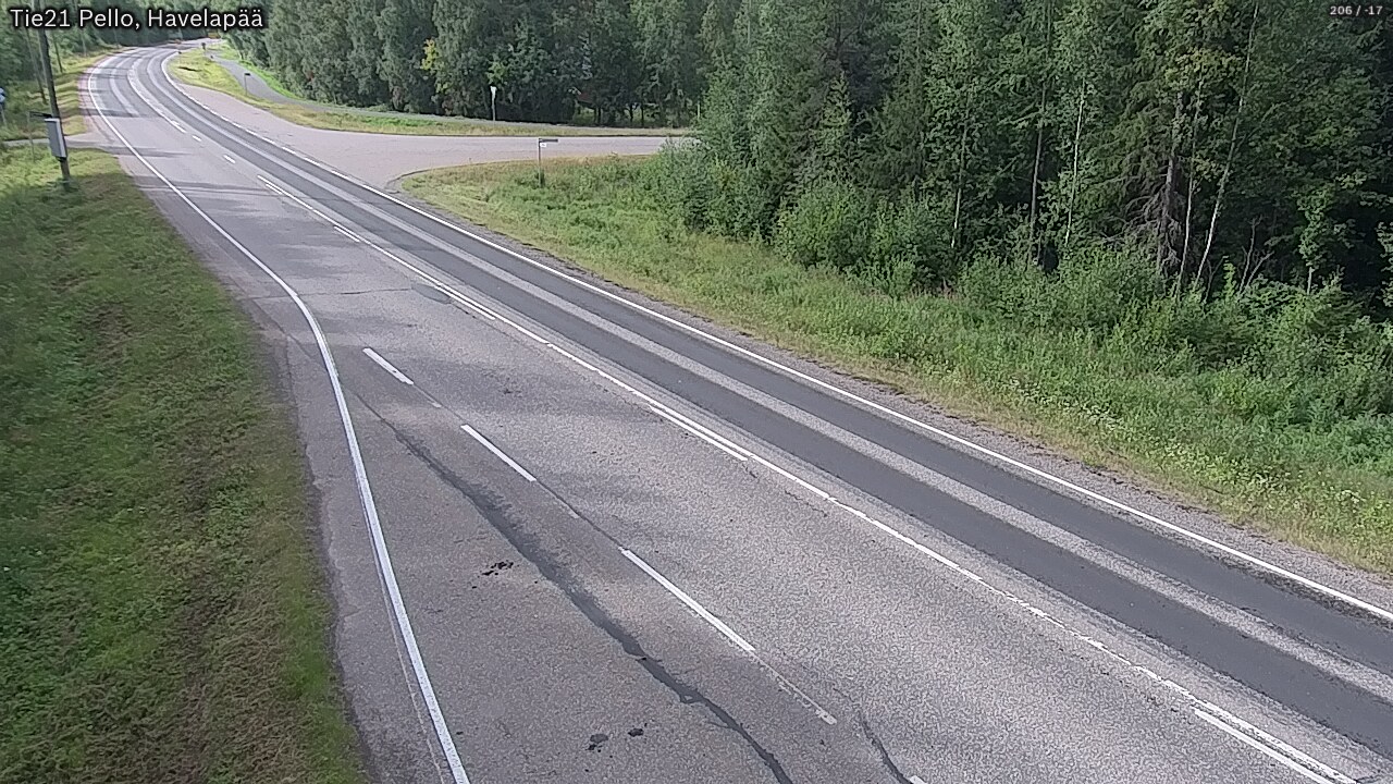 Kelikamerat Kuva Tie 21 Pello, Havelanpää, Pello, Lappi