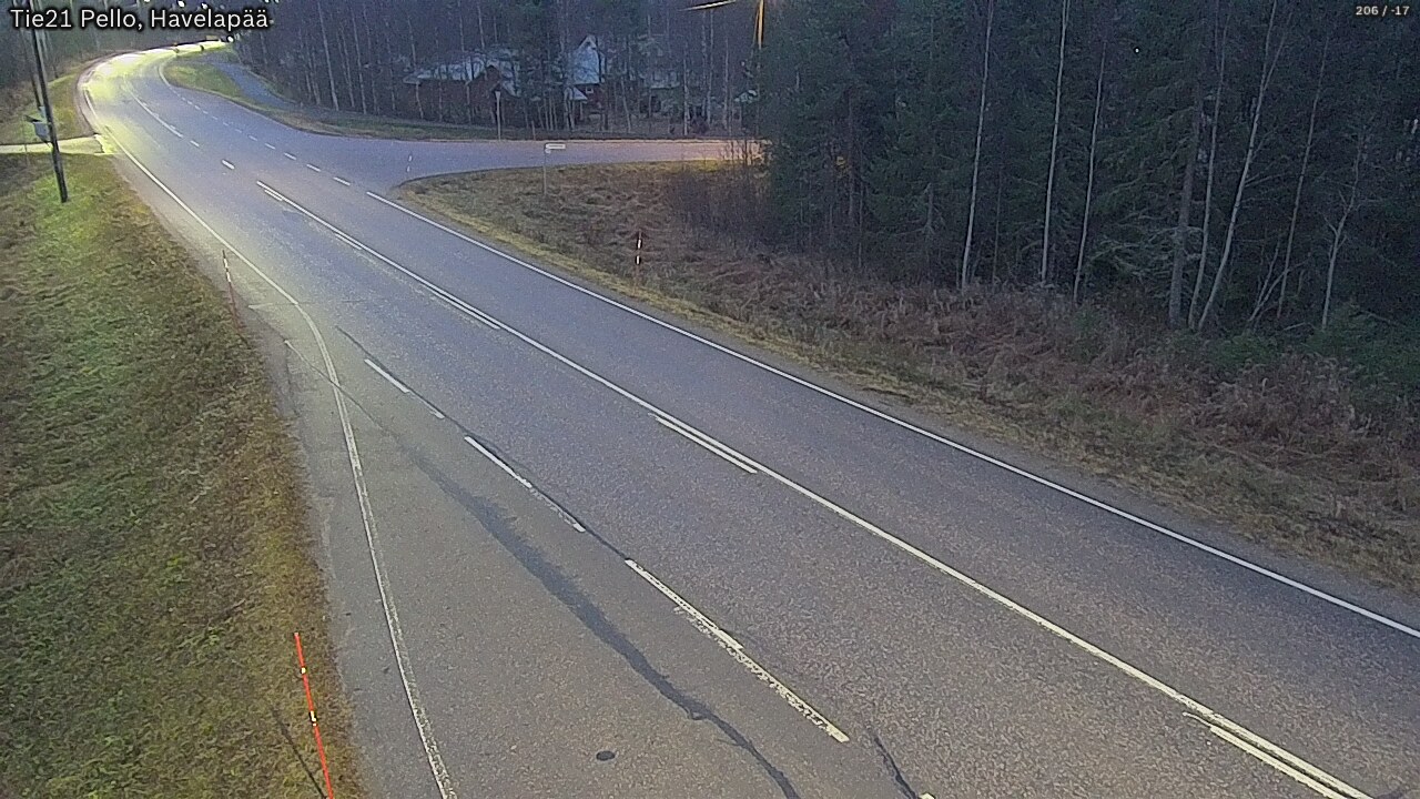 Kelikamerat Kuva Tie 21 Pello, Havelanpää, Pello, Lappi