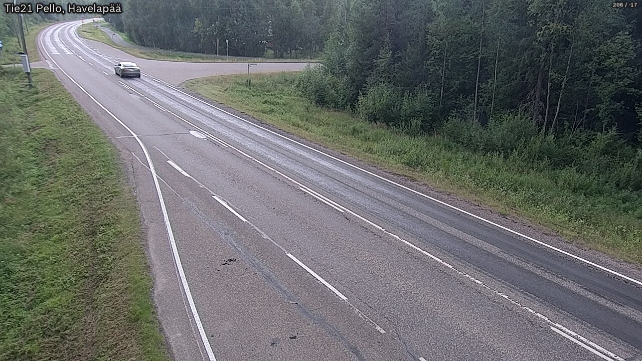 Kelikamerat Kuva Tie 21 Pello, Havelanpää, Pello, Lappi