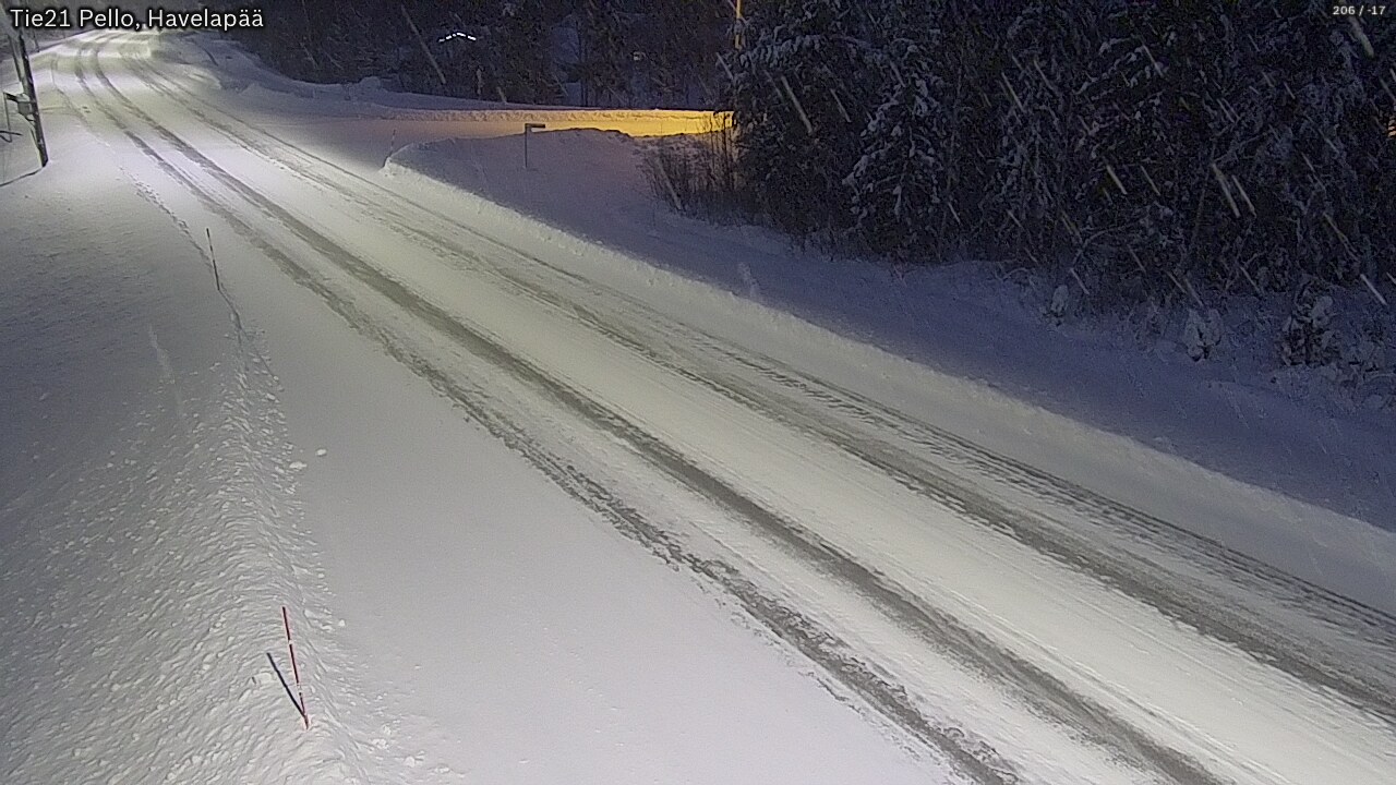 Kelikamerat Kuva Tie 21 Pello, Havelanpää, Pello, Lappi