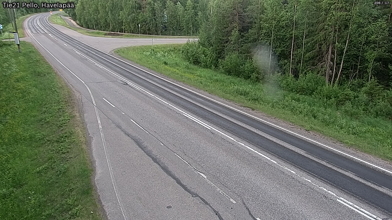 Kelikamerat Kuva Tie 21 Pello, Havelanpää, Pello, Lappi