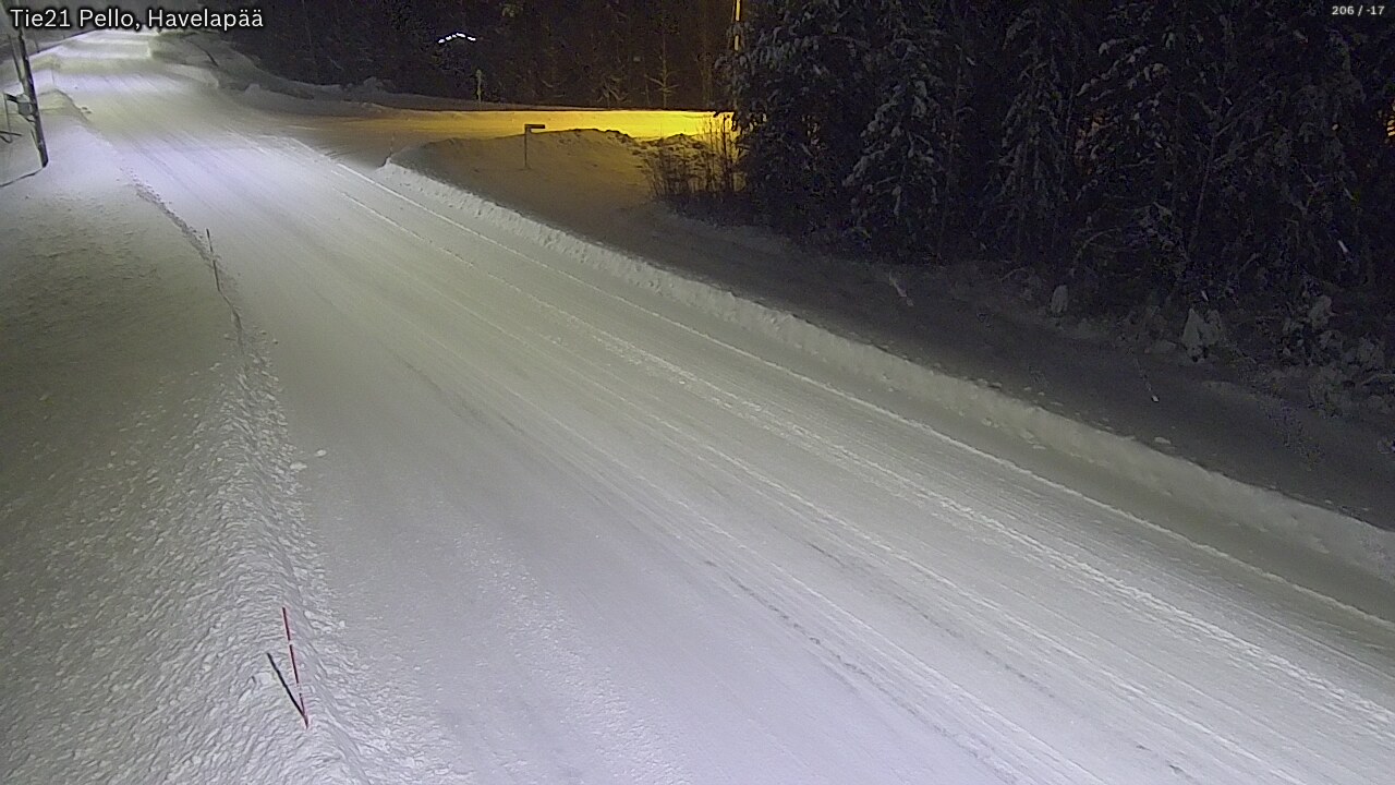 Kelikamerat Kuva Tie 21 Pello, Havelanpää, Pello, Lappi