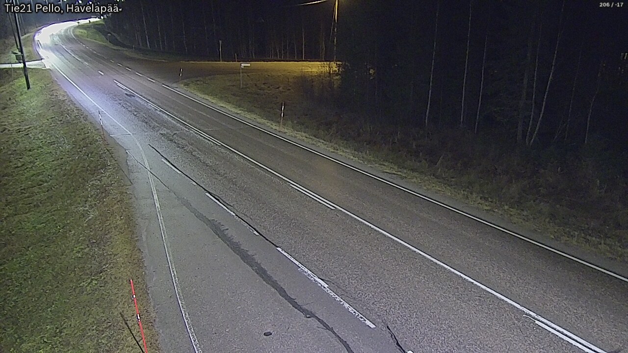 Kelikamerat Kuva Tie 21 Pello, Havelanpää, Pello, Lappi