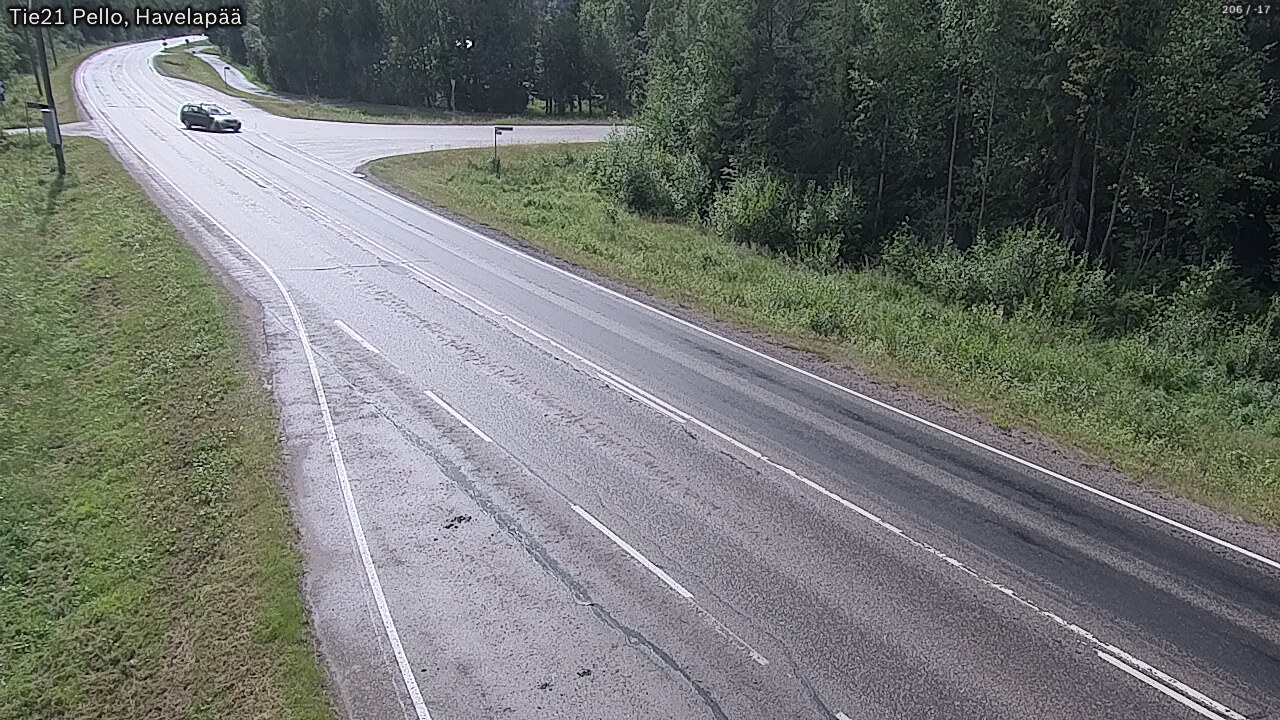 Kelikamerat Kuva Tie 21 Pello, Havelanpää, Pello, Lappi