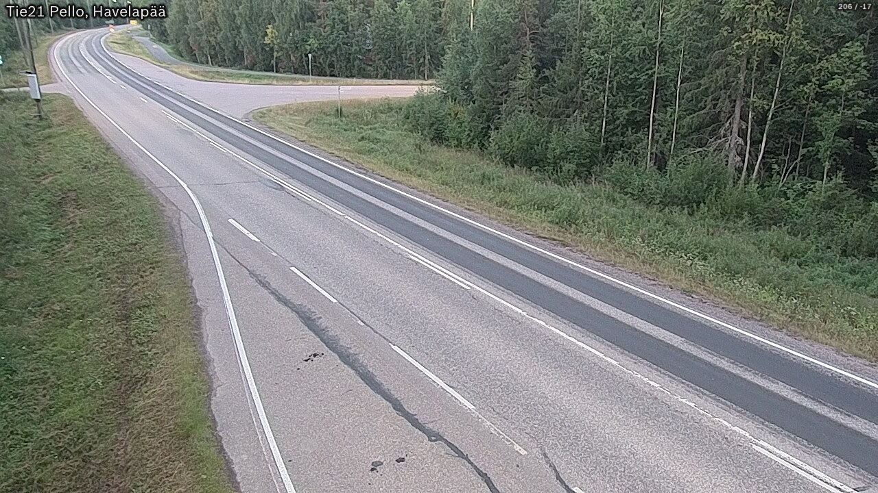 Kelikamerat Kuva Tie 21 Pello, Havelanpää, Pello, Lappi