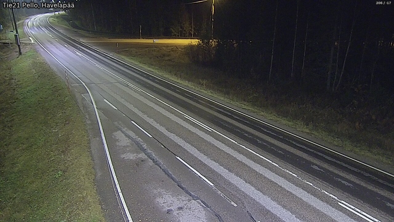Kelikamerat Kuva Tie 21 Pello, Havelanpää, Pello, Lappi