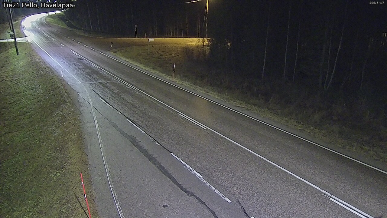 Kelikamerat Kuva Tie 21 Pello, Havelanpää, Pello, Lappi