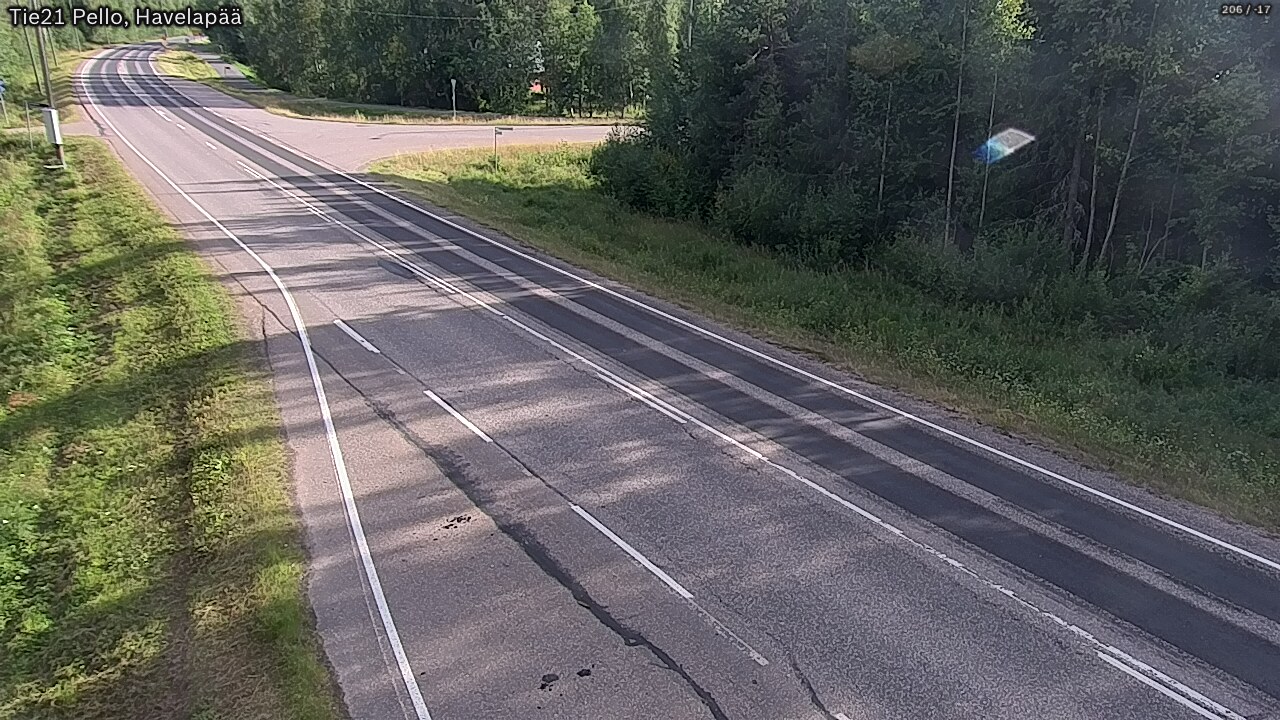 Kelikamerat Kuva Tie 21 Pello, Havelanpää, Pello, Lappi