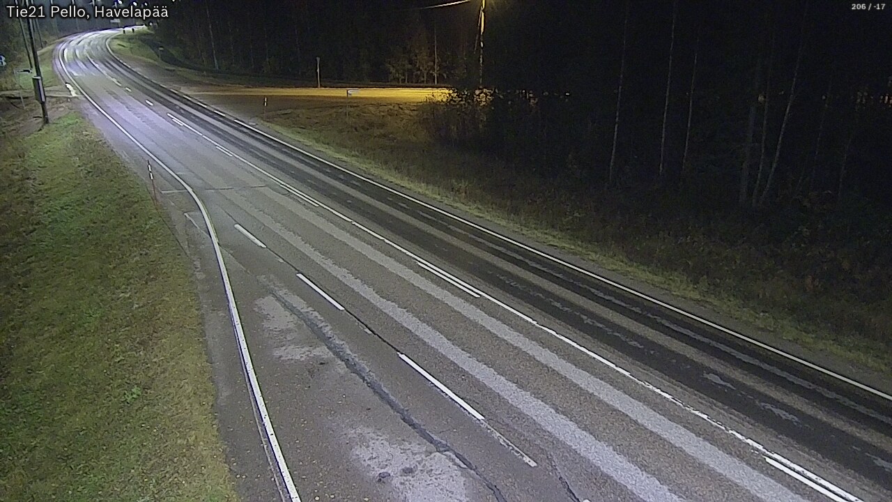 Kelikamerat Kuva Tie 21 Pello, Havelanpää, Pello, Lappi
