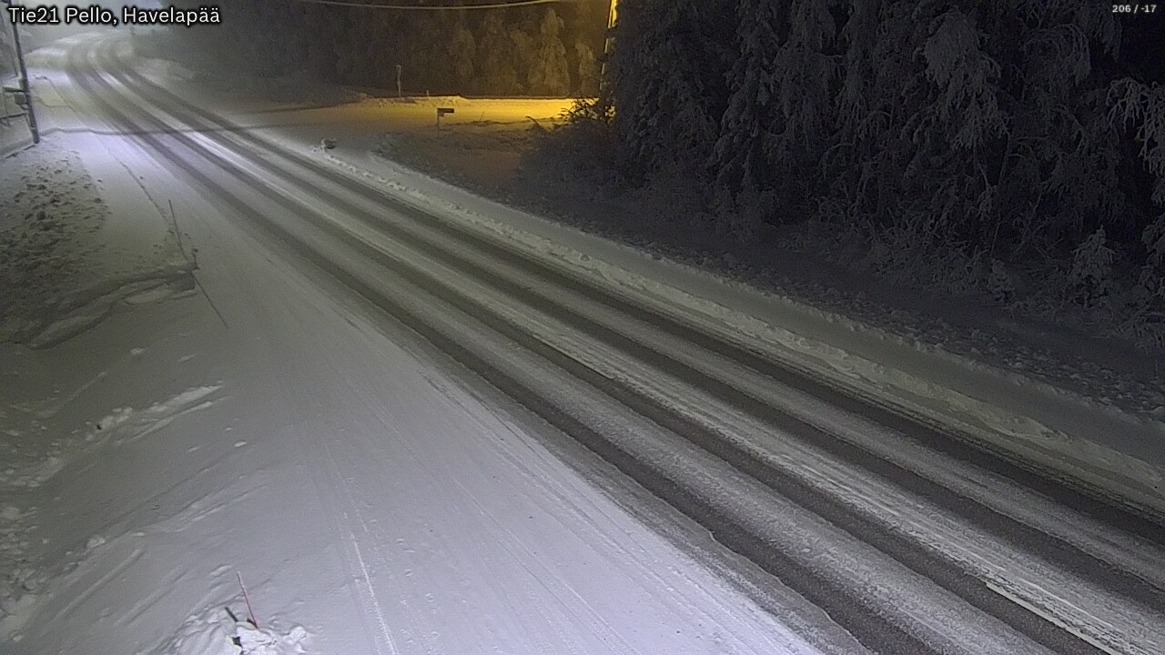 Kelikamerat Kuva Tie 21 Pello, Havelanpää, Pello, Lappi