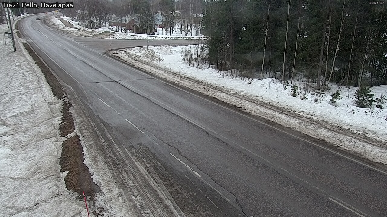 Kelikamerat Kuva Tie 21 Pello, Havelanpää, Pello, Lappi