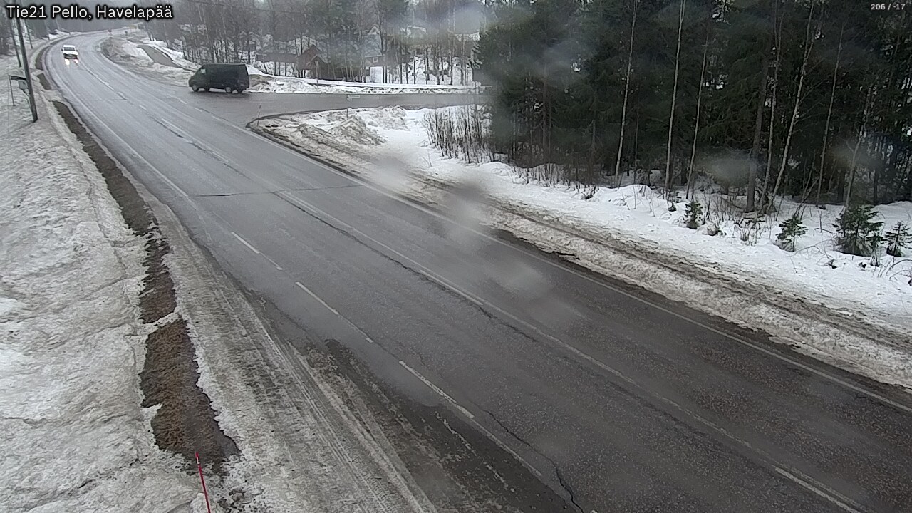 Weather Camera Image Road 21 Pello, Havelanpää, Pello, Lappi