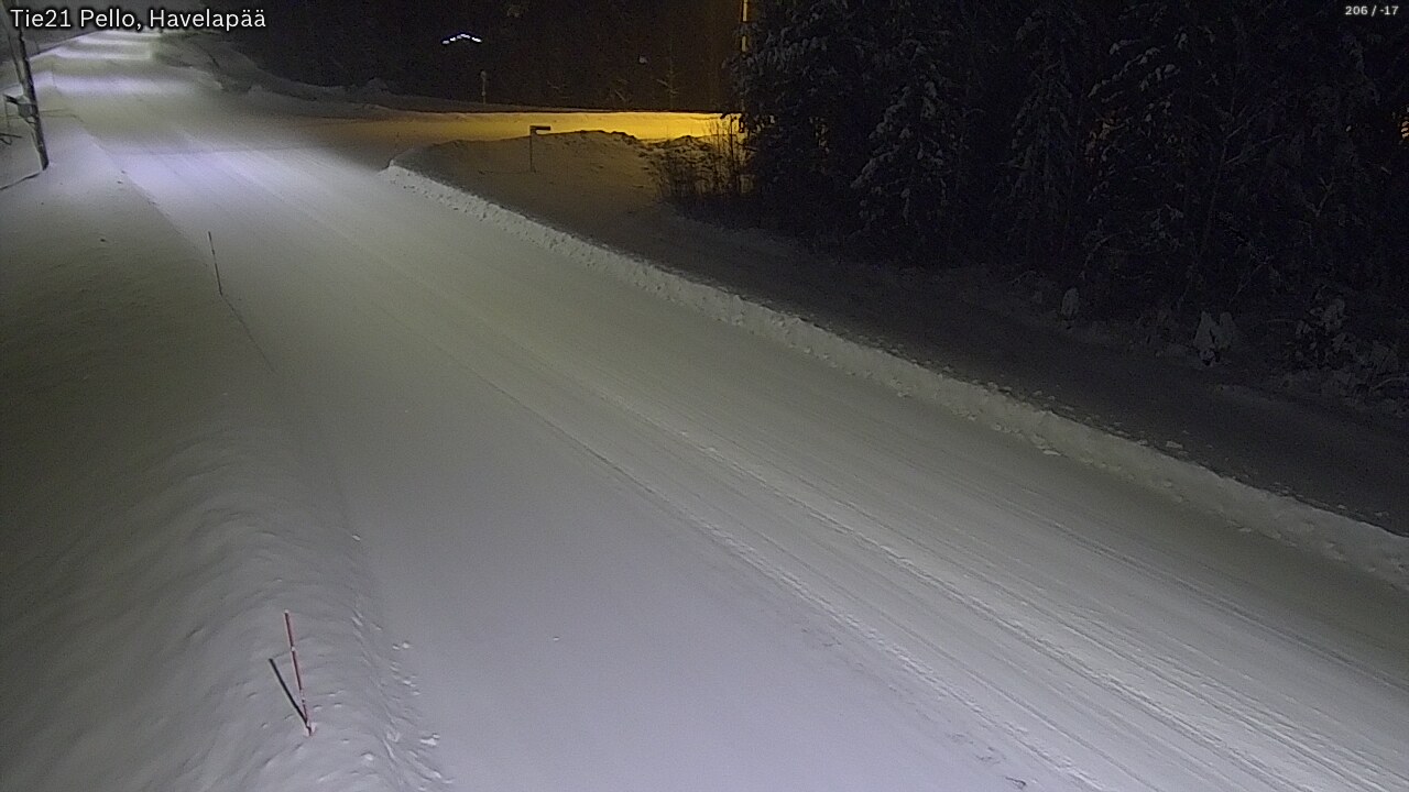 Kelikamerat Kuva Tie 21 Pello, Havelanpää, Pello, Lappi