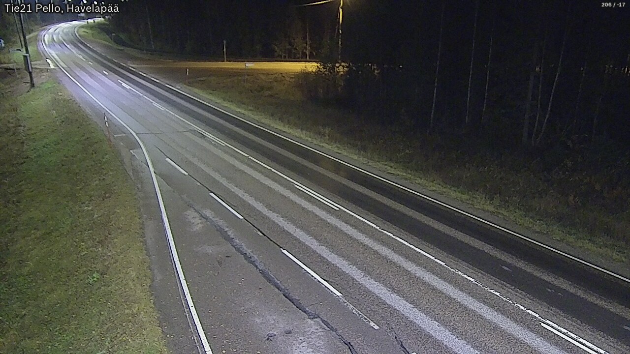 Kelikamerat Kuva Tie 21 Pello, Havelanpää, Pello, Lappi