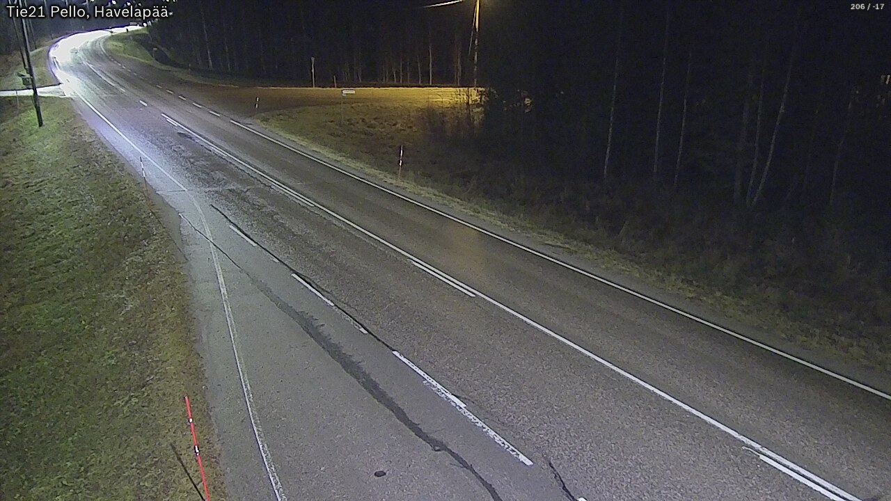 Kelikamerat Kuva Tie 21 Pello, Havelanpää, Pello, Lappi