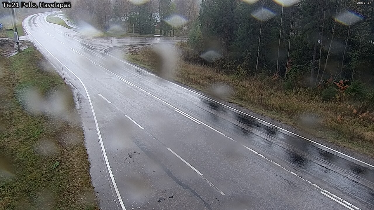 Kelikamerat Kuva Tie 21 Pello, Havelanpää, Pello, Lappi