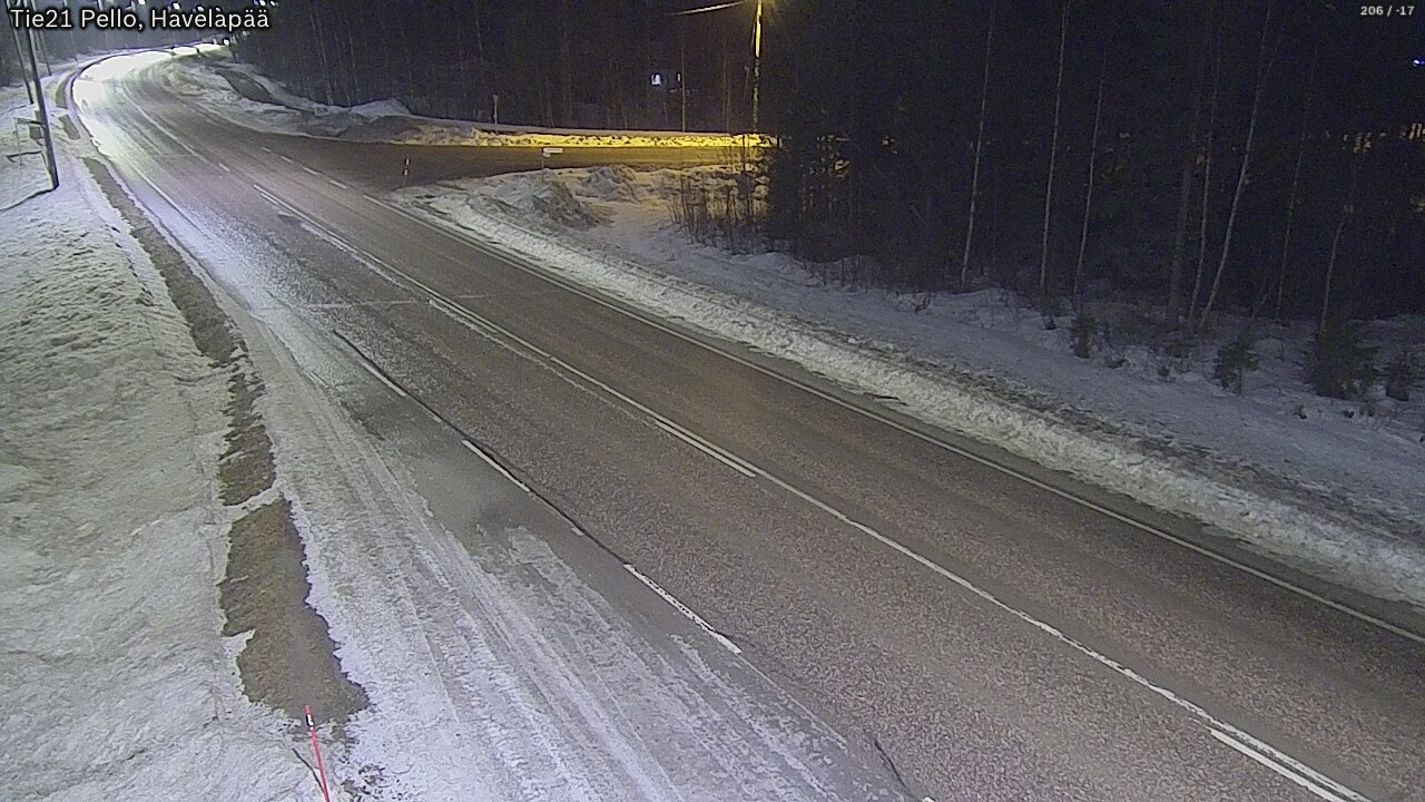 Kelikamerat Kuva Tie 21 Pello, Havelanpää, Pello, Lappi