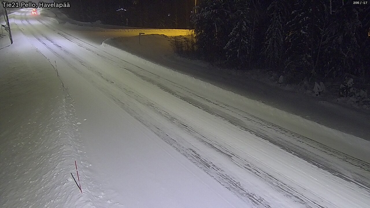 Kelikamerat Kuva Tie 21 Pello, Havelanpää, Pello, Lappi