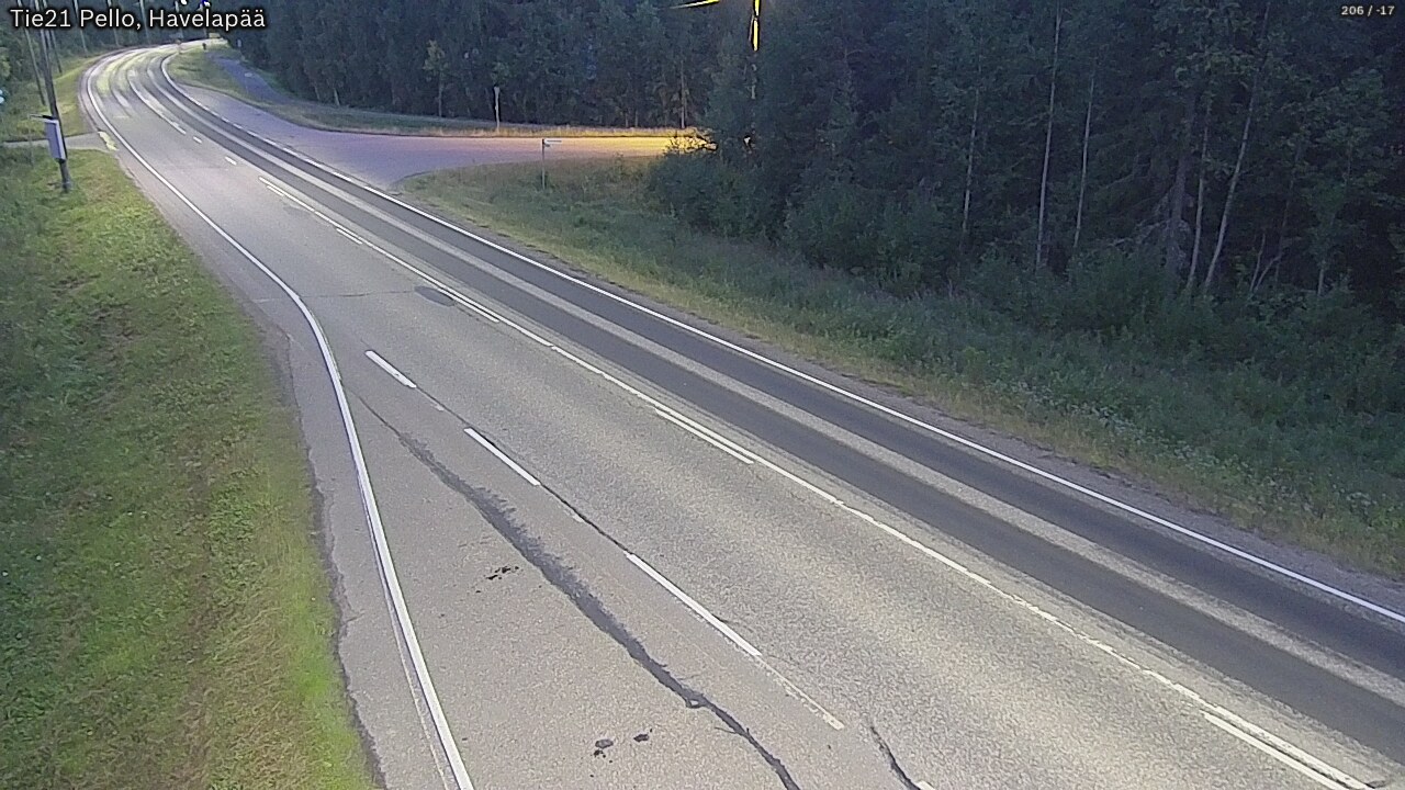 Kelikamerat Kuva Tie 21 Pello, Havelanpää, Pello, Lappi