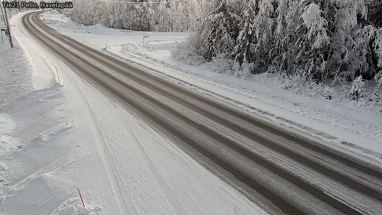 Kelikamerat Kuva Tie 21 Pello, Havelanpää, Pello, Lappi