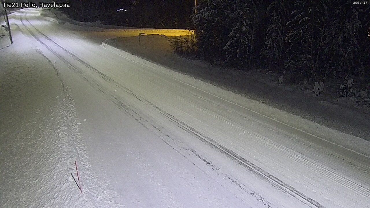 Kelikamerat Kuva Tie 21 Pello, Havelanpää, Pello, Lappi