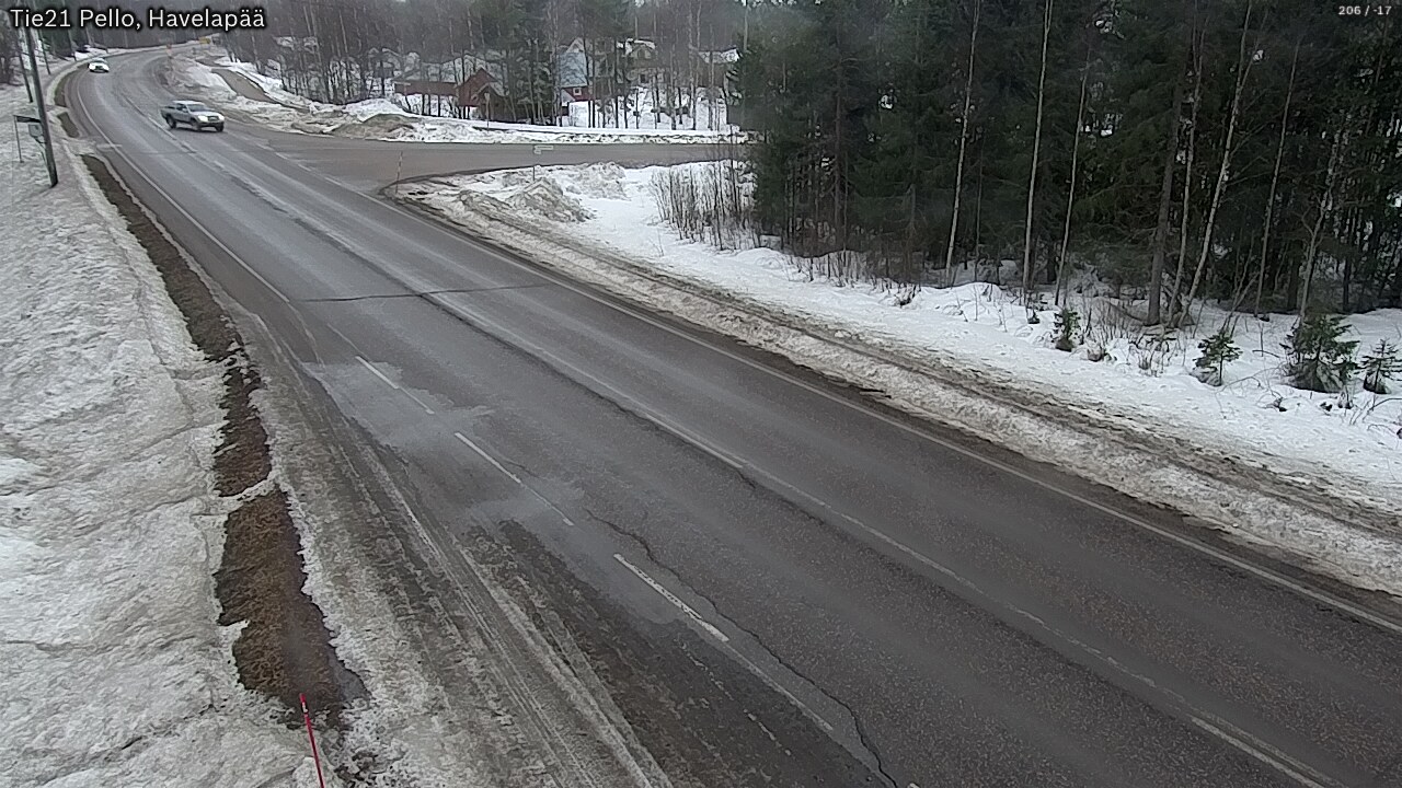 Weather Camera Image Road 21 Pello, Havelanpää, Pello, Lappi