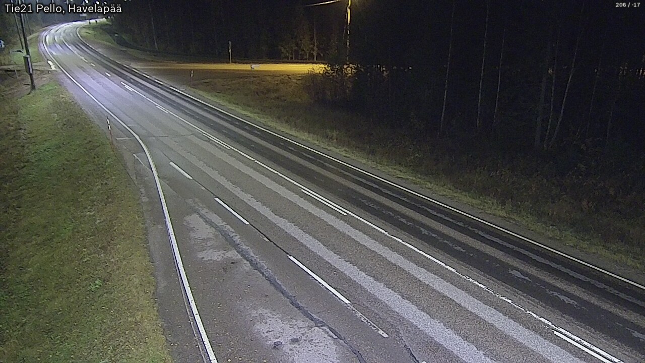 Kelikamerat Kuva Tie 21 Pello, Havelanpää, Pello, Lappi