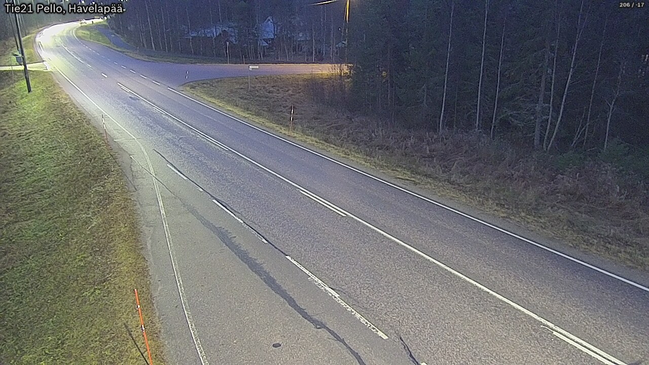 Kelikamerat Kuva Tie 21 Pello, Havelanpää, Pello, Lappi