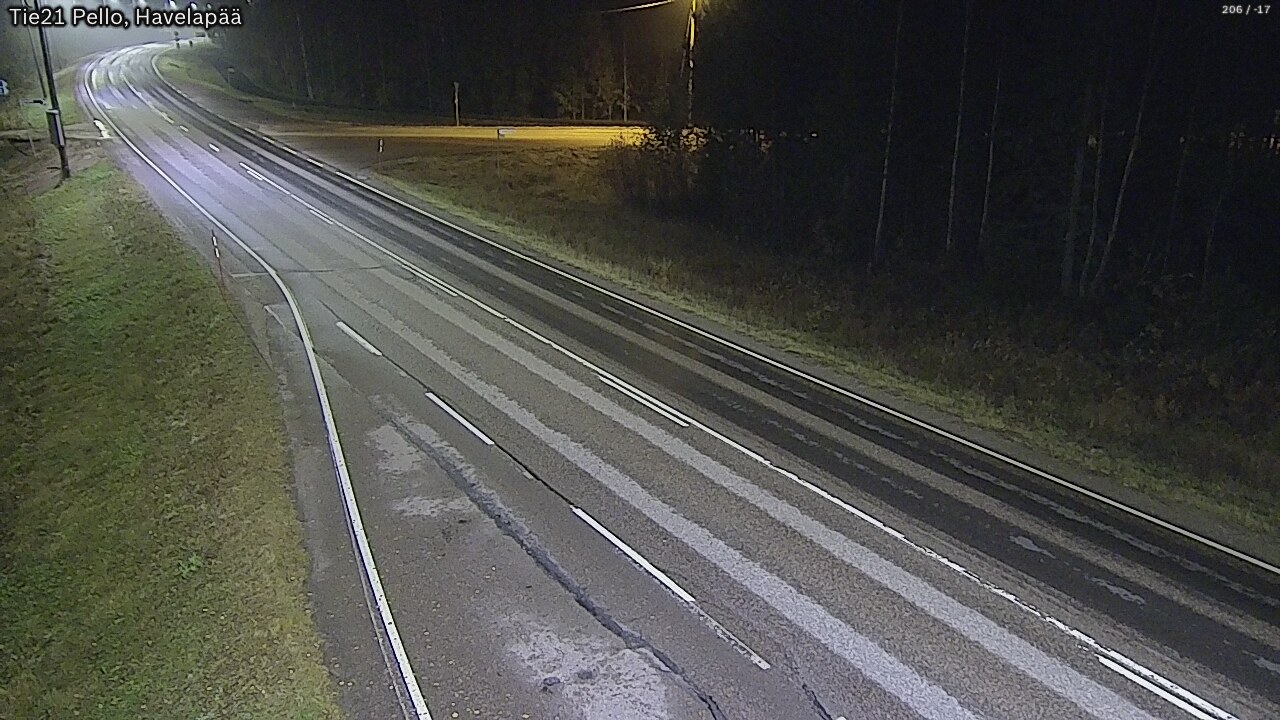 Kelikamerat Kuva Tie 21 Pello, Havelanpää, Pello, Lappi