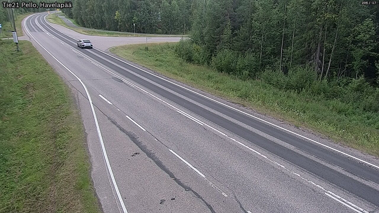 Kelikamerat Kuva Tie 21 Pello, Havelanpää, Pello, Lappi