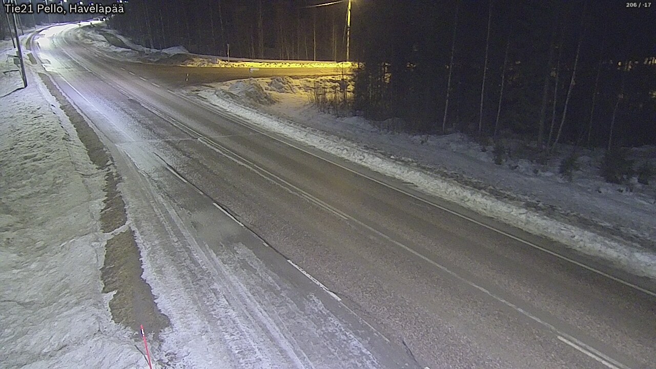 Kelikamerat Kuva Tie 21 Pello, Havelanpää, Pello, Lappi