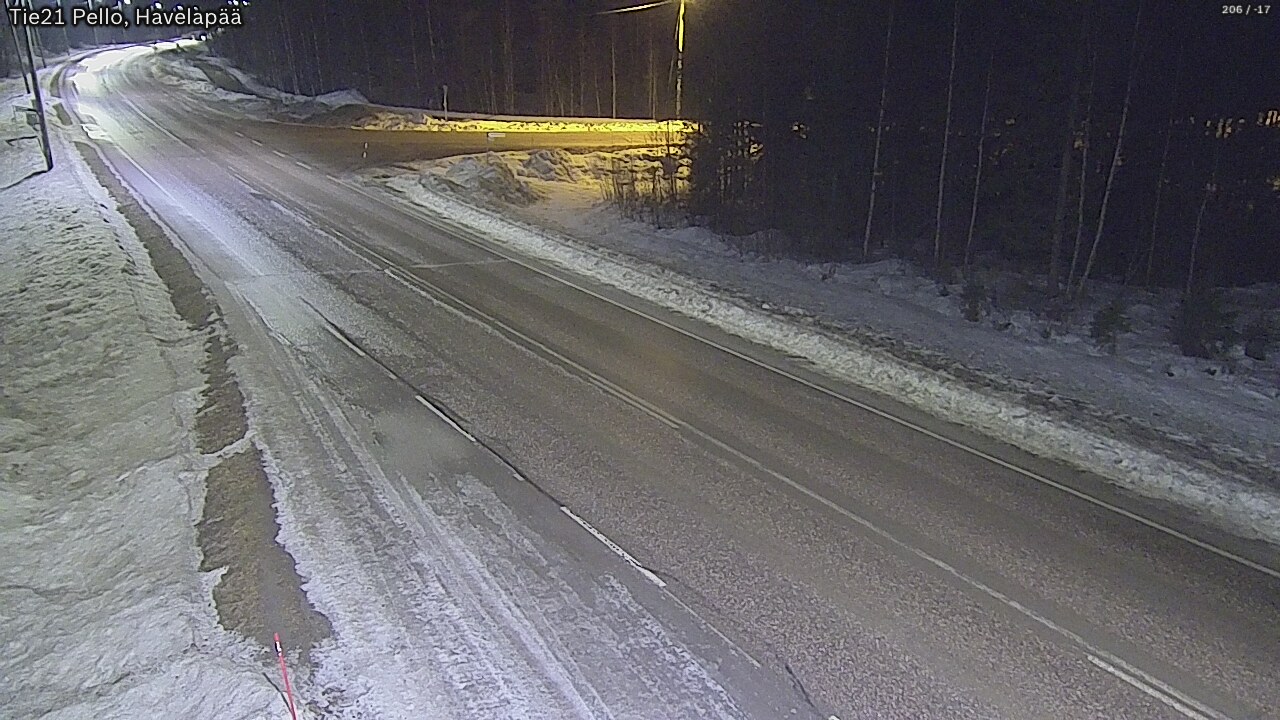 Kelikamerat Kuva Tie 21 Pello, Havelanpää, Pello, Lappi