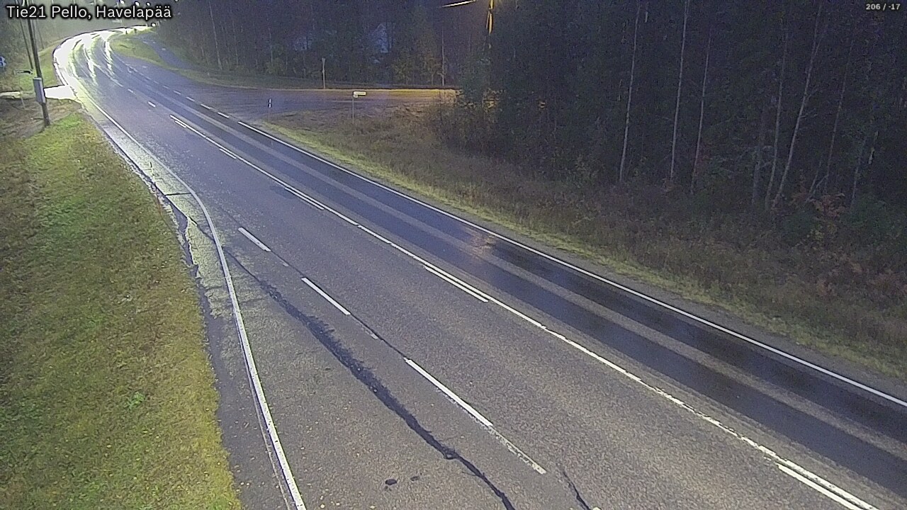 Kelikamerat Kuva Tie 21 Pello, Havelanpää, Pello, Lappi
