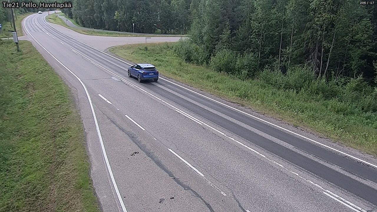 Kelikamerat Kuva Tie 21 Pello, Havelanpää, Pello, Lappi