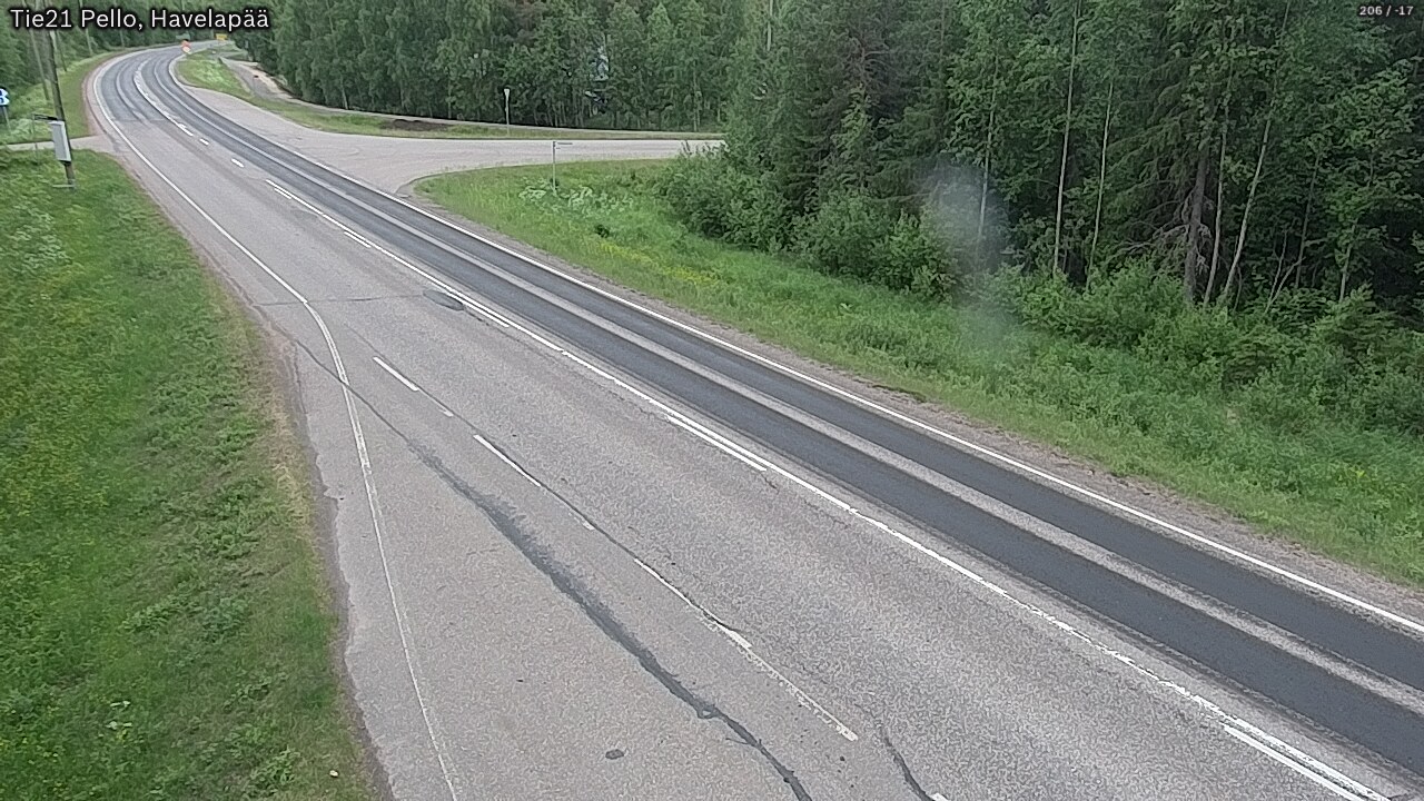 Kelikamerat Kuva Tie 21 Pello, Havelanpää, Pello, Lappi