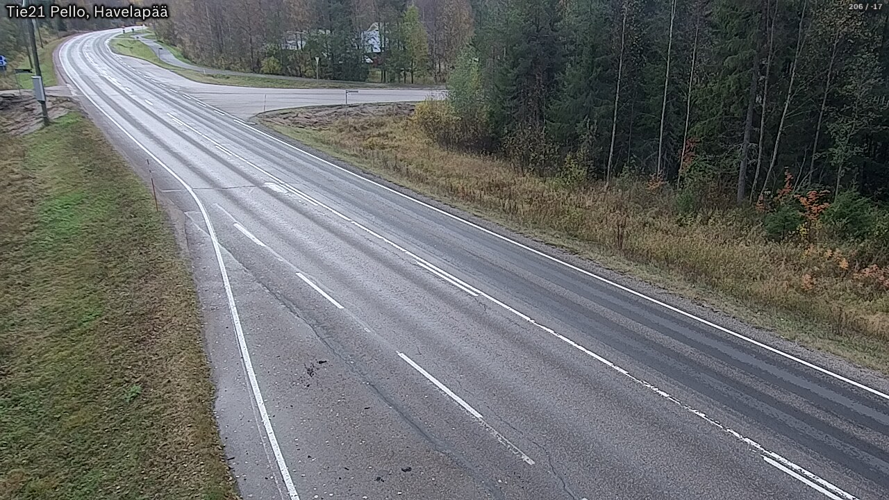 Kelikamerat Kuva Tie 21 Pello, Havelanpää, Pello, Lappi