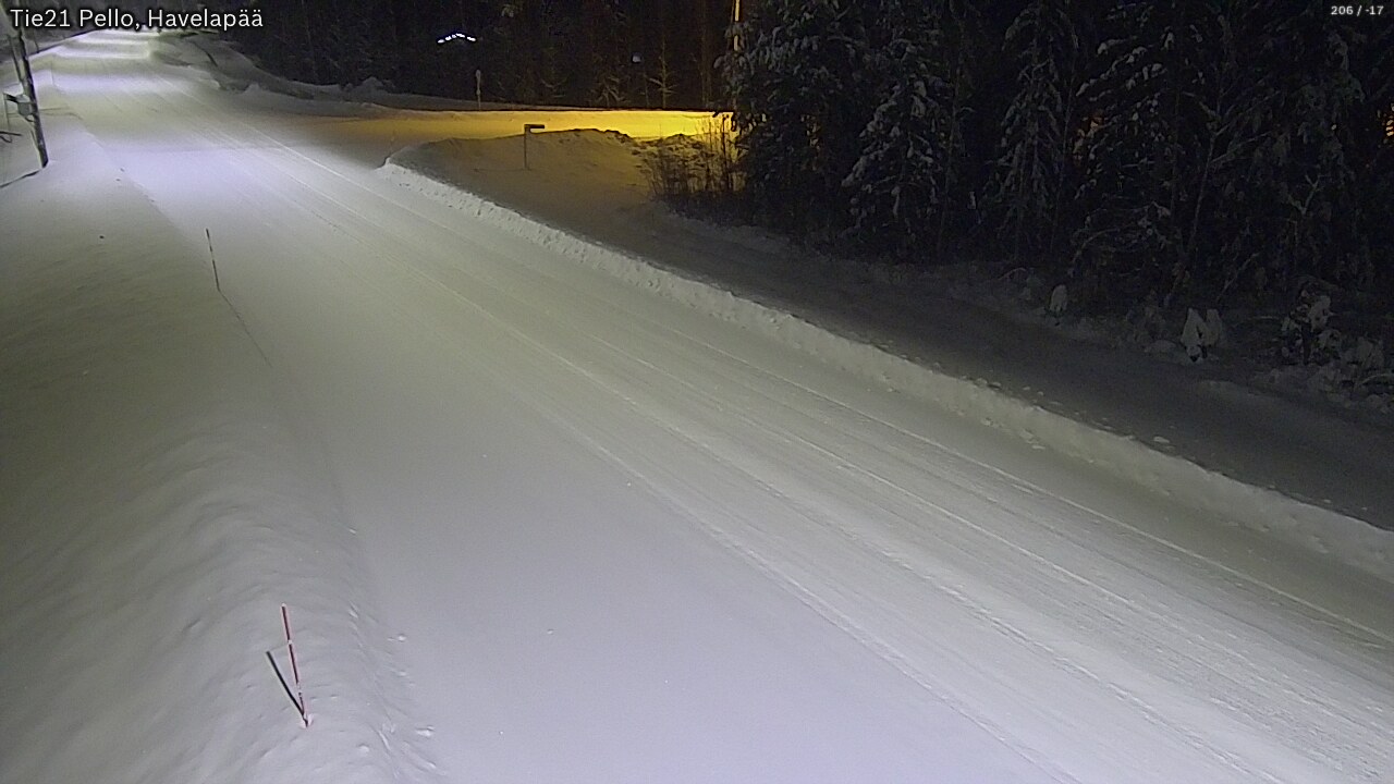 Kelikamerat Kuva Tie 21 Pello, Havelanpää, Pello, Lappi