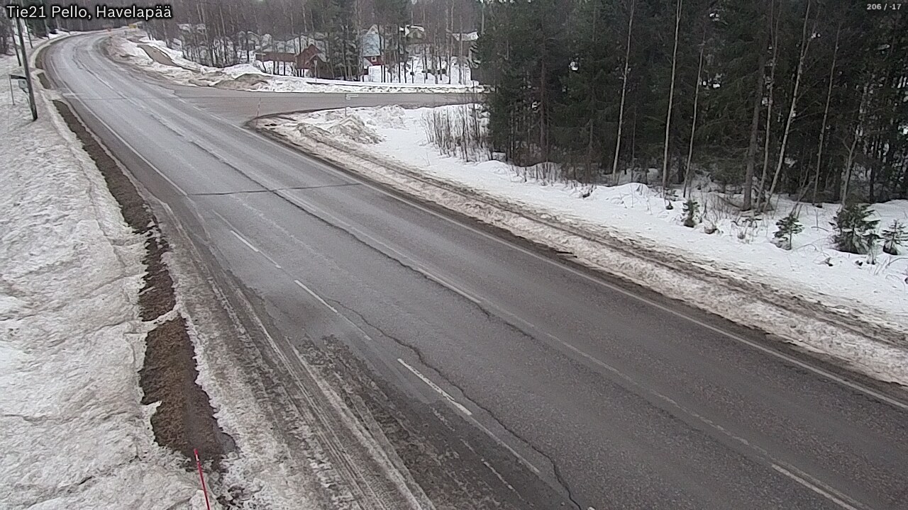 Kelikamerat Kuva Tie 21 Pello, Havelanpää, Pello, Lappi
