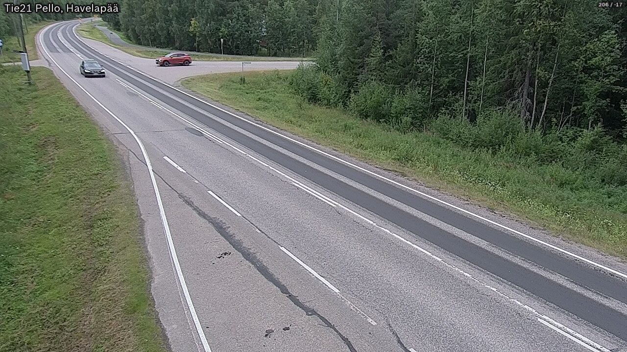 Kelikamerat Kuva Tie 21 Pello, Havelanpää, Pello, Lappi