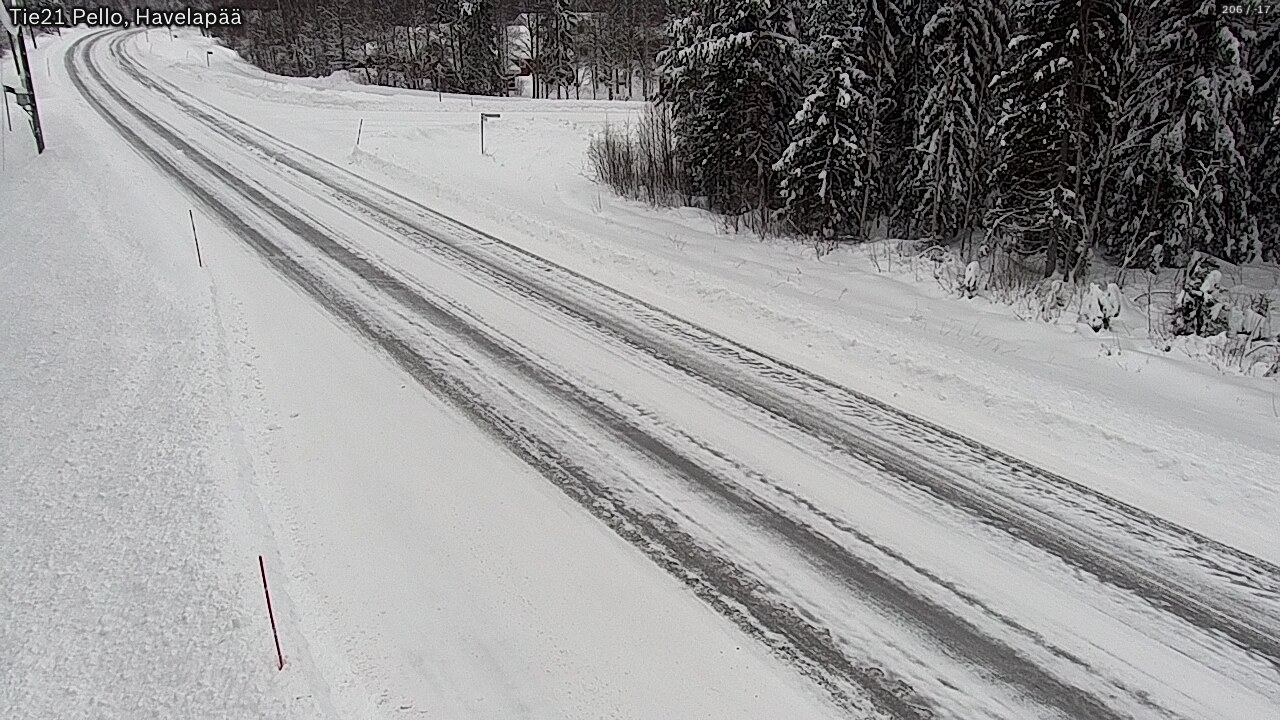 Kelikamerat Kuva Tie 21 Pello, Havelanpää, Pello, Lappi